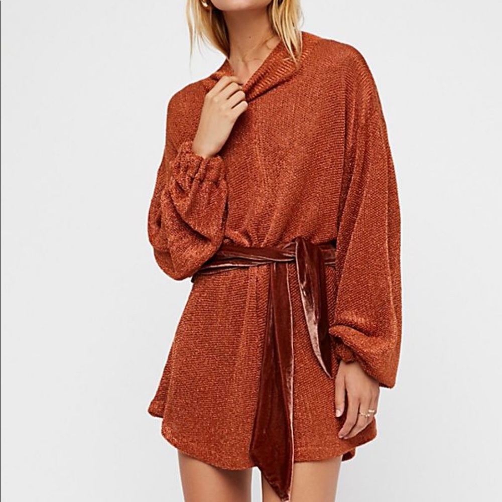 FREE PEOPLE FETE SWEATER DRESS